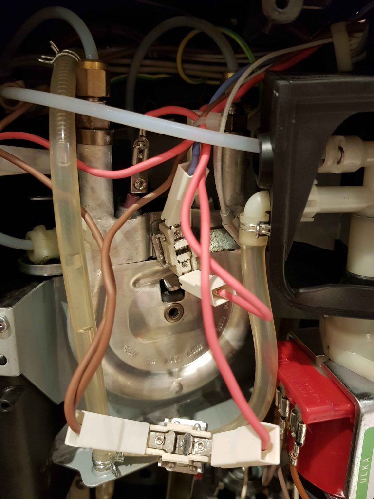 Steam boiler closeup